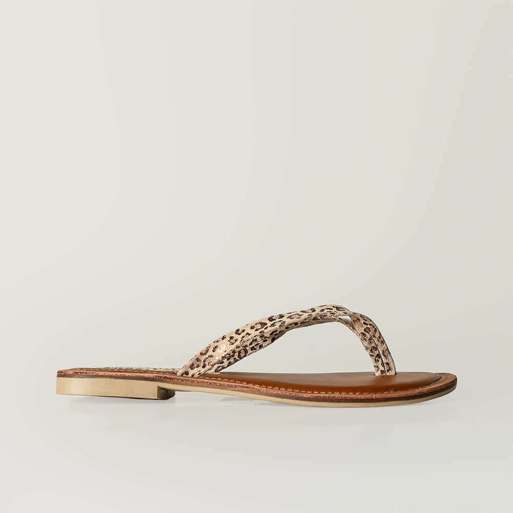 New Earth Golden Savannah Sandal Side