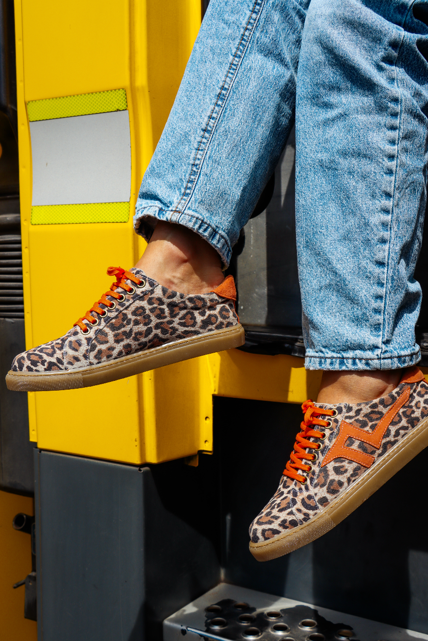 ORANGE OASIS SNEAKER – Leather Sneakers South Africa