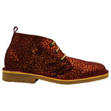 Burgundy Leopard Print Leather Vellie
