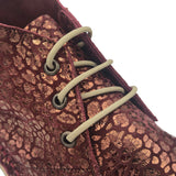 Burgundy Leopard Print Leather Vellie