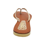 Leopard Golden Savannah Exotic Leather Sandal