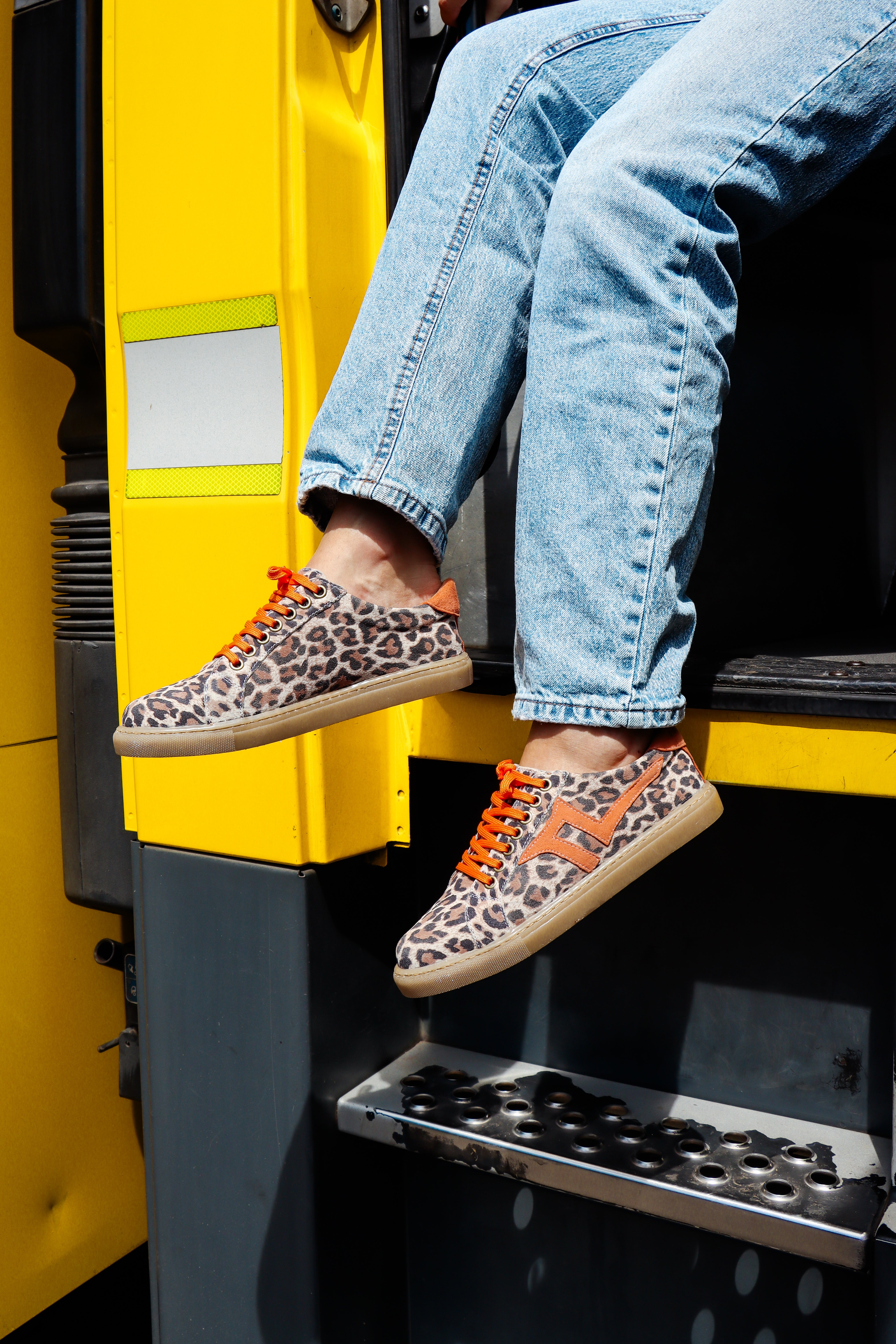 ORANGE OASIS SNEAKER – Leather Sneakers South Africa