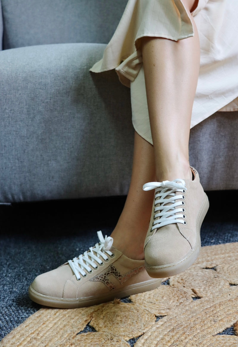 NUDE LEOPARD SNEAKER. (EXCLUSIVE, LIMITED EDITION) – PRE ORDER
