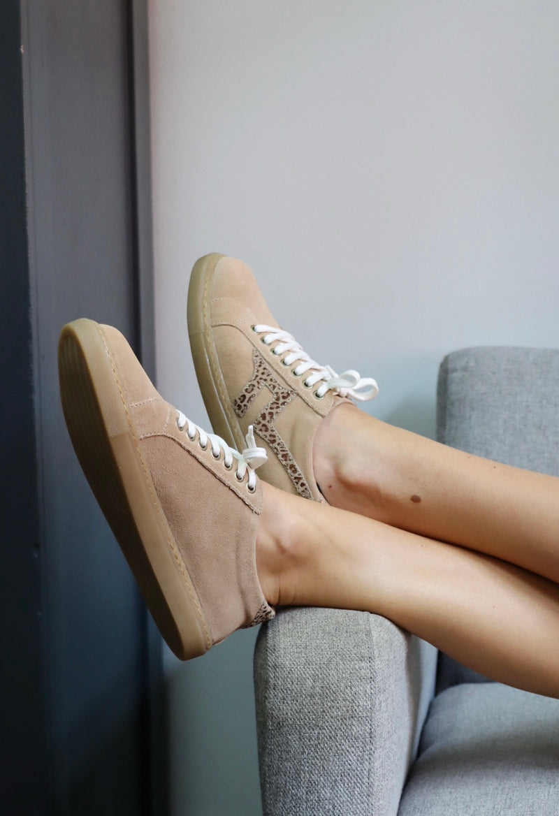 NUDE LEOPARD SNEAKER. (EXCLUSIVE, LIMITED EDITION) – PRE ORDER