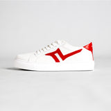 Velocity White and Red Sneaker. (Exclusive,Limited Edition) - Pre Order