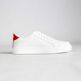 Velocity White and Red Sneaker. (Exclusive,Limited Edition) - Pre Order