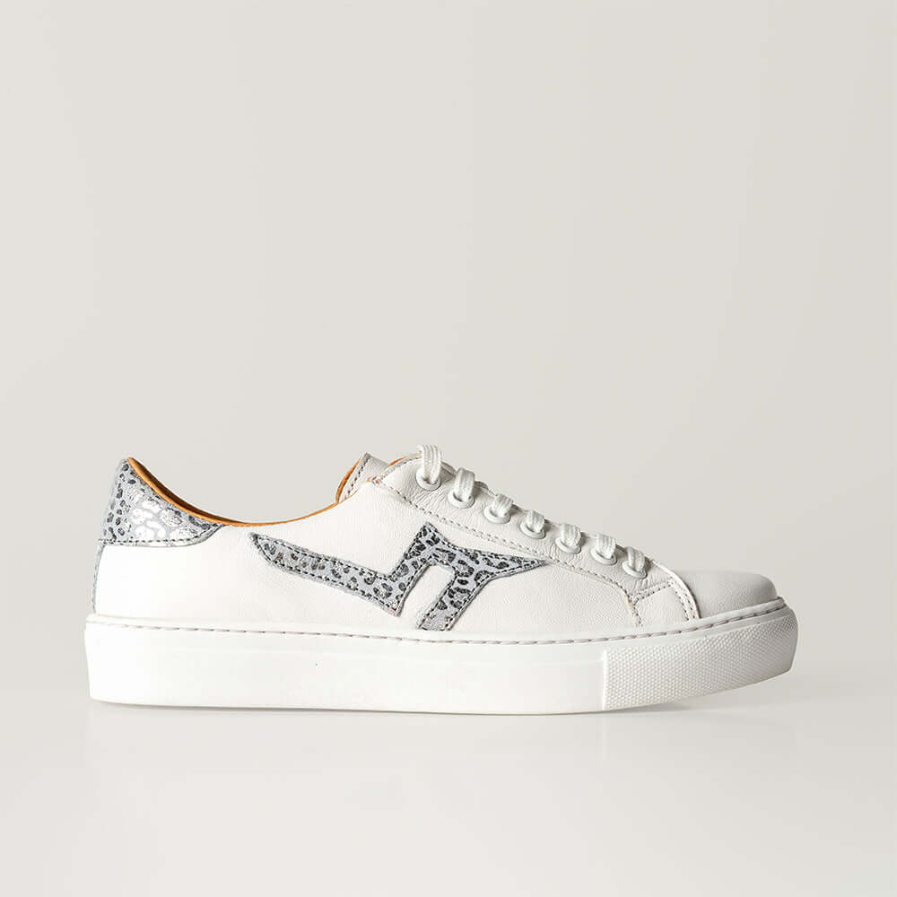 New Earth Arctic Leopard Sneaker Side